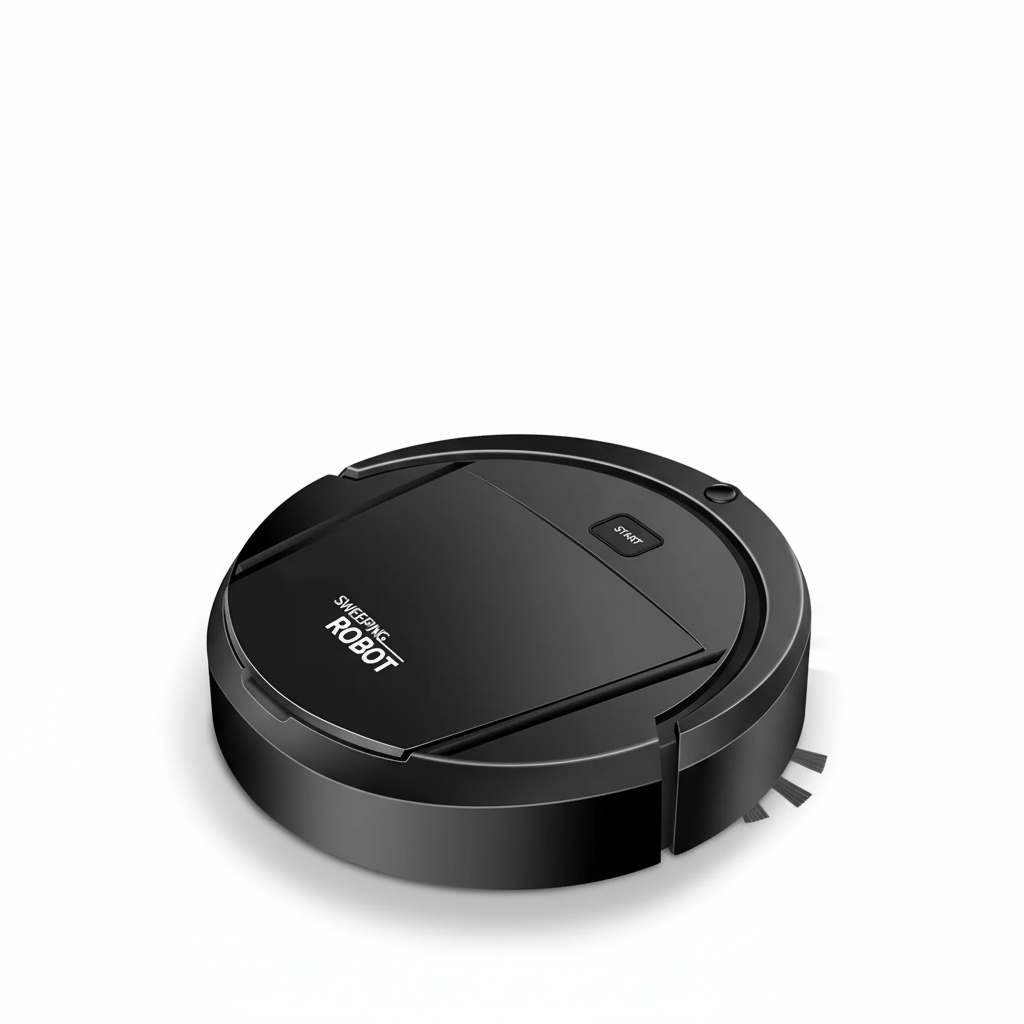 Robot Vacuum Cleaner with Smart Navigation and Dual Side Brushes for Automatic Floor Cleaning - Image 1