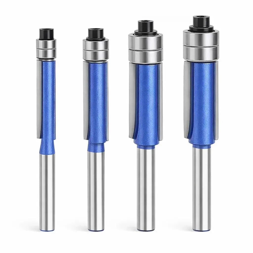 Router Bits Wood Tool Set with Flush Trim and Double Bearing Guides for Benchtop Table - Image 8