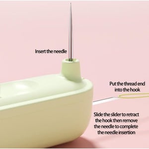 Seam Ripper and Stitch Tool with Needle Threader Retractable Compact Sewing Remover Cutter - Image 3