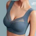 Seamless Wireless Bra Comfort Molded Cup Stretch Mesh Soft - Image 1