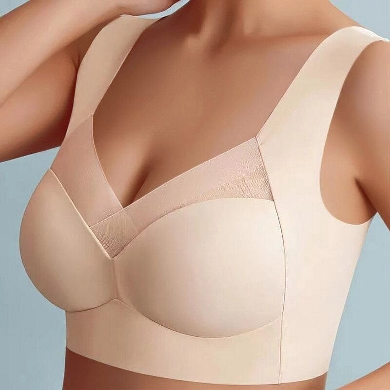 Seamless Wireless Bra Comfort Molded Cup Stretch Mesh Soft - Image 10