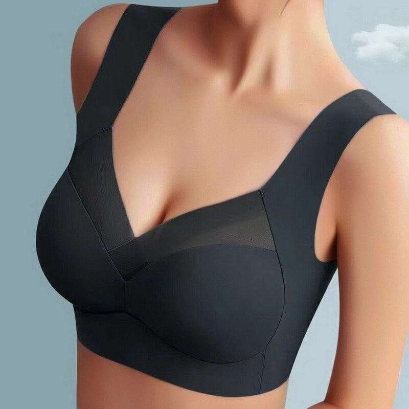 Seamless Wireless Bra Comfort Molded Cup Stretch Mesh Soft - Image 8