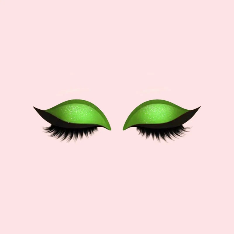 Self-Adhesive Eyeliner and Lash Stickers with Eyeshadow and Winged Flare - Image 11