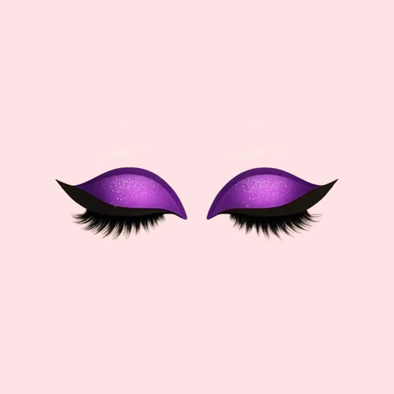 Self-Adhesive Eyeliner and Lash Stickers with Eyeshadow and Winged Flare - Image 13
