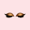 Self-Adhesive Eyeliner and Lash Stickers with Eyeshadow and Winged Flare - Image 6