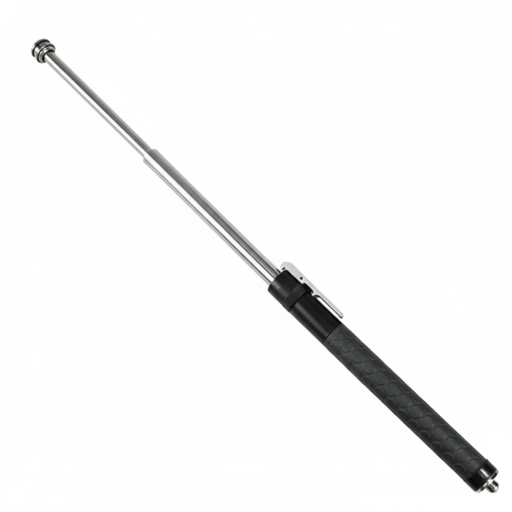 Self Defense Expandable Baton Collapsible Tactical Telescoping Metal Automatic Deployment - Image 11