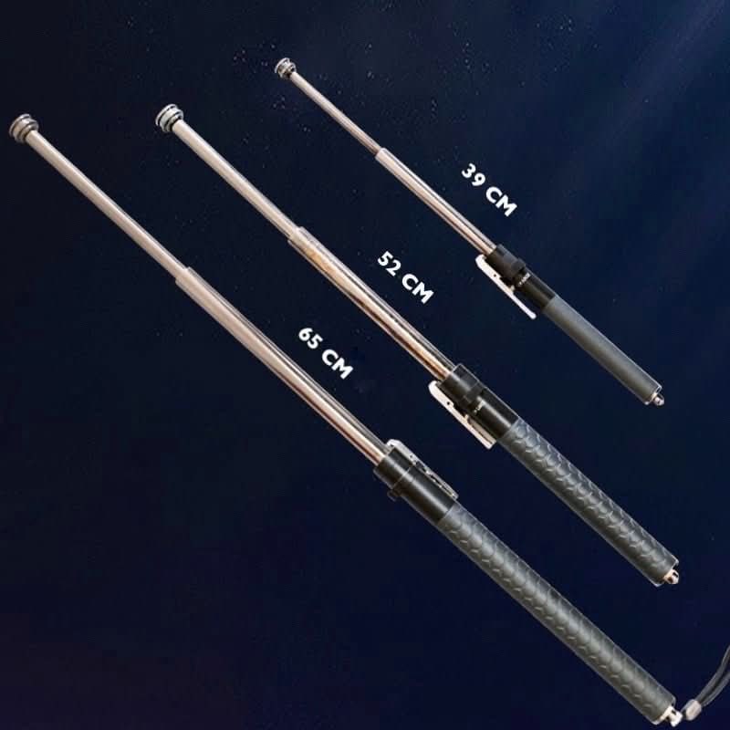 Self Defense Expandable Baton Collapsible Tactical Telescoping Metal Automatic Deployment - Image 9
