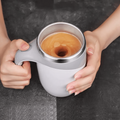 Self Stirring Mug with Automatic Magnetic Coffee Cup and Lid - Image 1