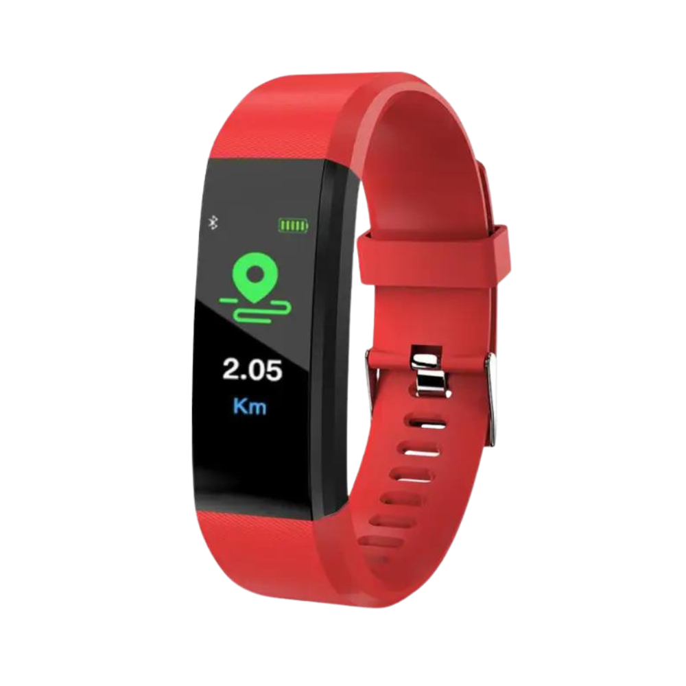 Health Monitoring Smartwatch with Activity Tracking Display
