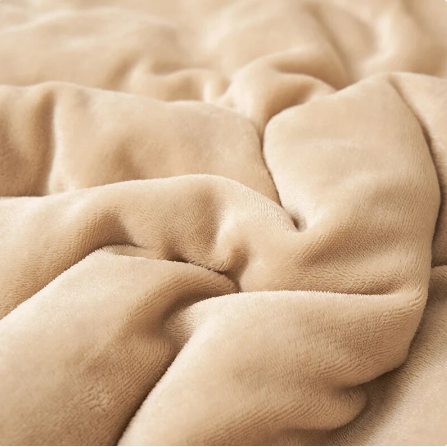 Sherpa Fleece Blanket with Soft Faux Fur and Reversible Throw Quilted Plush King Size - Image 12