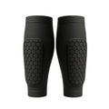 Shin Guard Calf Compression Sleeves with Honeycomb Foam Padding for Football and Running - Image 1