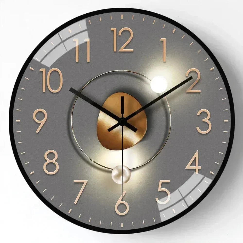 Silent Wall Clock with Minimalist Modern Design and Glass Cover - Image 10