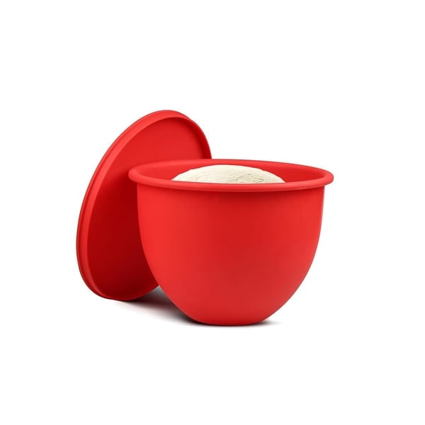 Silicone Mixer Bowl Liner for 5 Quart Stand with Lid and Dough Proofing - Image 1