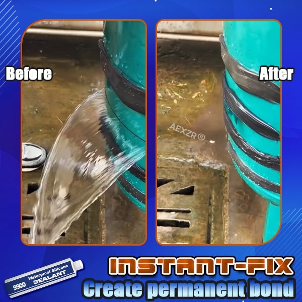 Silicone Sealant Waterproof Flexible Caulk for Pipes Windows and Joints - Image 2