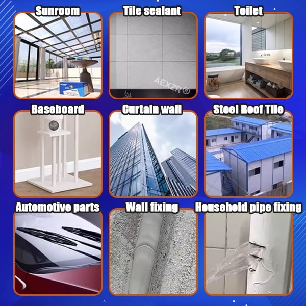 Silicone Sealant Waterproof Flexible Caulk for Pipes Windows and Joints - Image 6