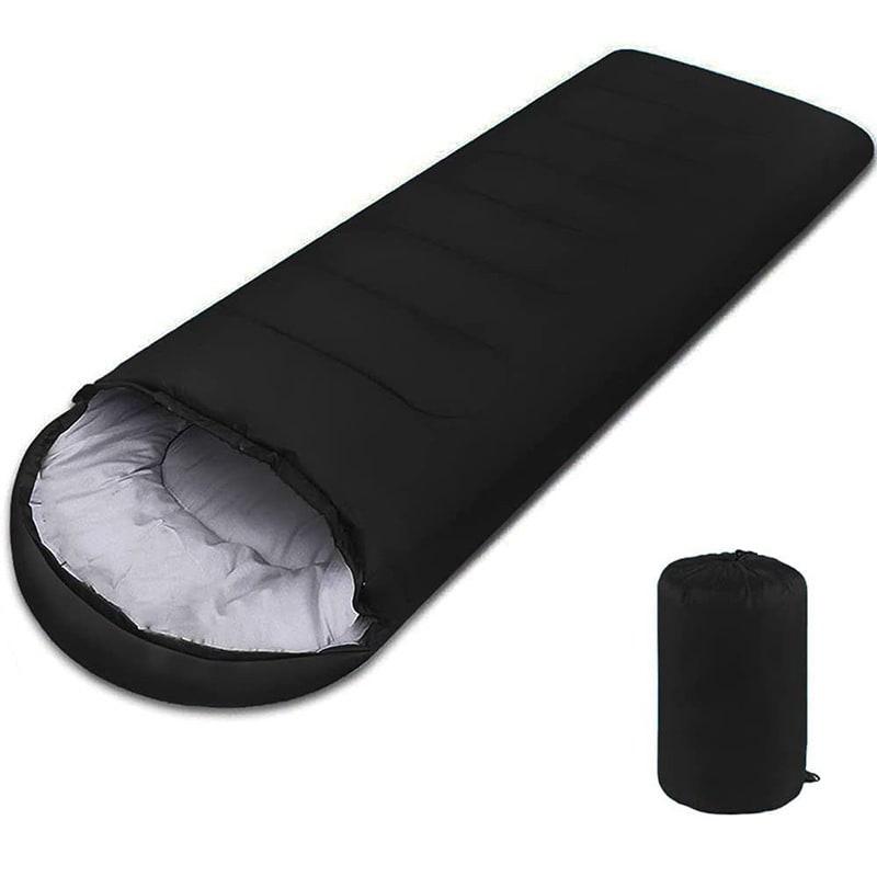 Sleeping Bag Nap Sack with Hood and Full-Length Zipper for Camping and Hiking Bivy - Image 5