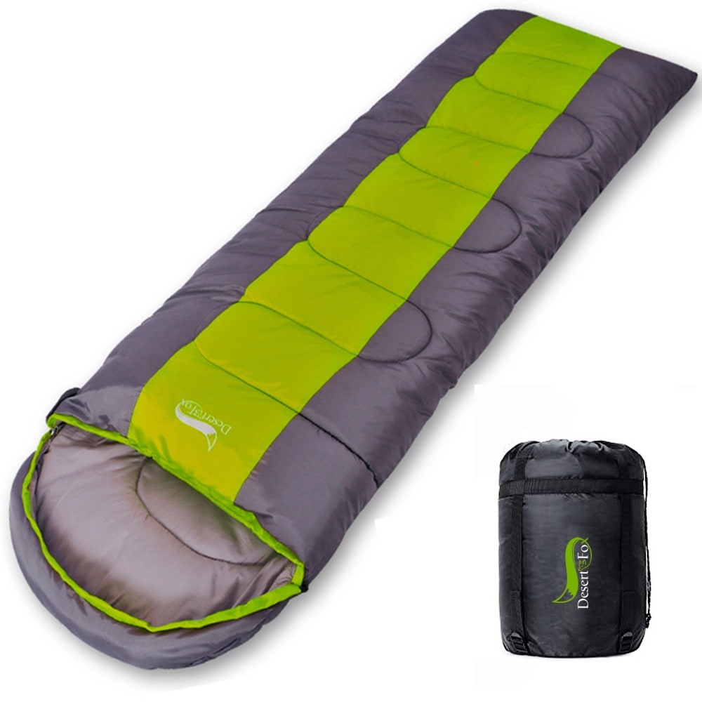 Sleeping Bag with Hiking Pad Bivvy Envelope Design and Compression Sack Camping - Image 1