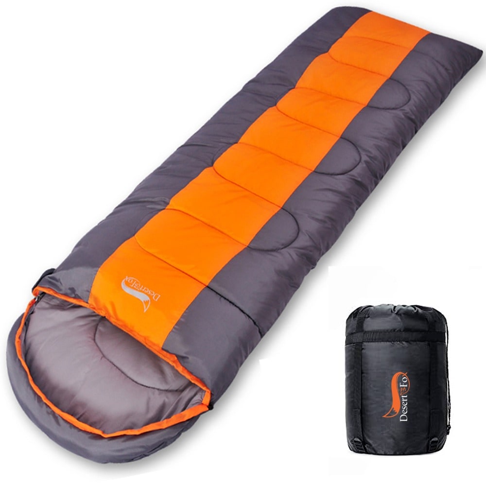 Sleeping Bag with Hiking Pad Bivvy Envelope Design and Compression Sack Camping - Image 2