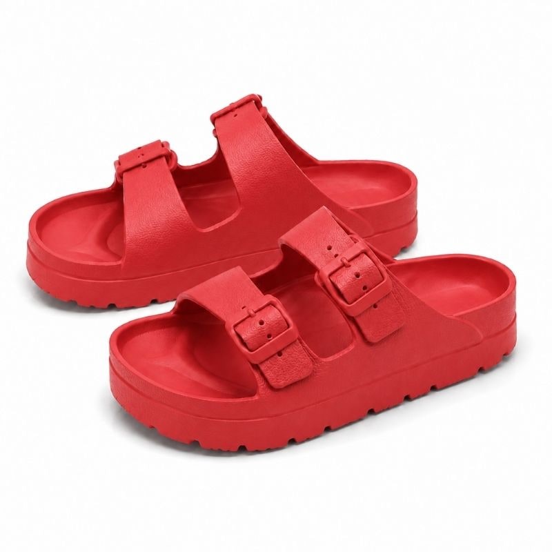 Slide Sandals with Adjustable Buckles Cushioned Eva Foam and Arch Support - Image 12