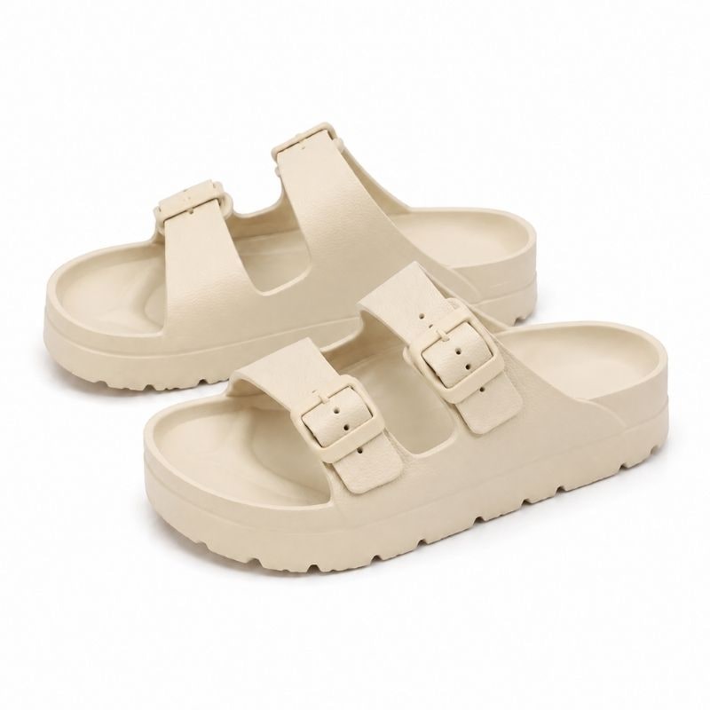 Slide Sandals with Adjustable Buckles Cushioned Eva Foam and Arch Support - Image 7
