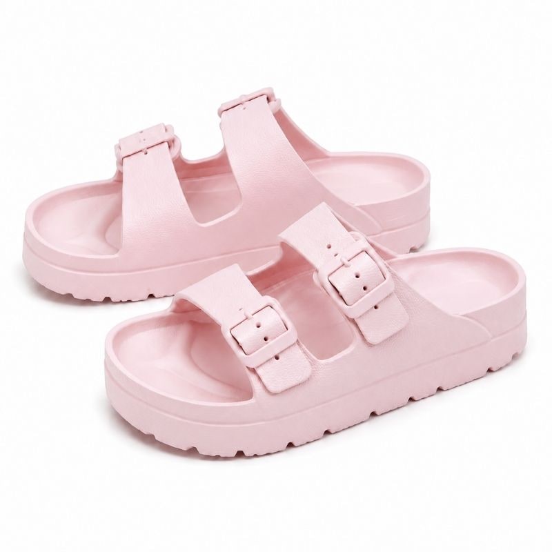 Slide Sandals with Adjustable Buckles Cushioned Eva Foam and Arch Support - Image 9