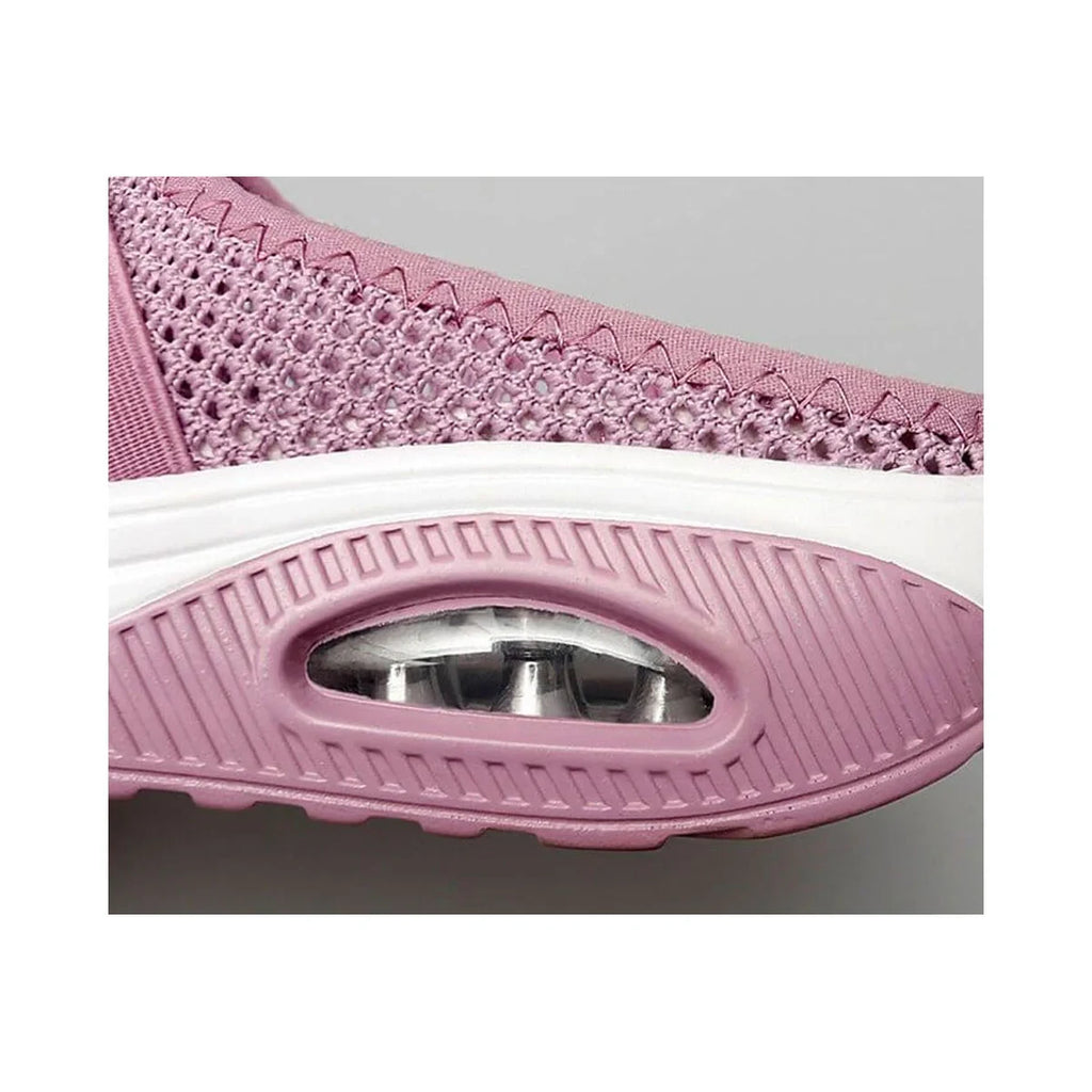 Slip-On Mule Sneakers with Air Cushion Platform and White Midsole - Image 7