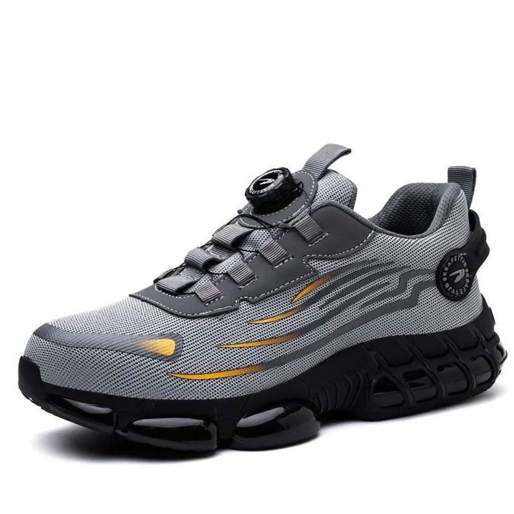 Slip Resistant Work Shoes Safety Sneakers Mesh Dial Lacing Cushioned Men - Image 8