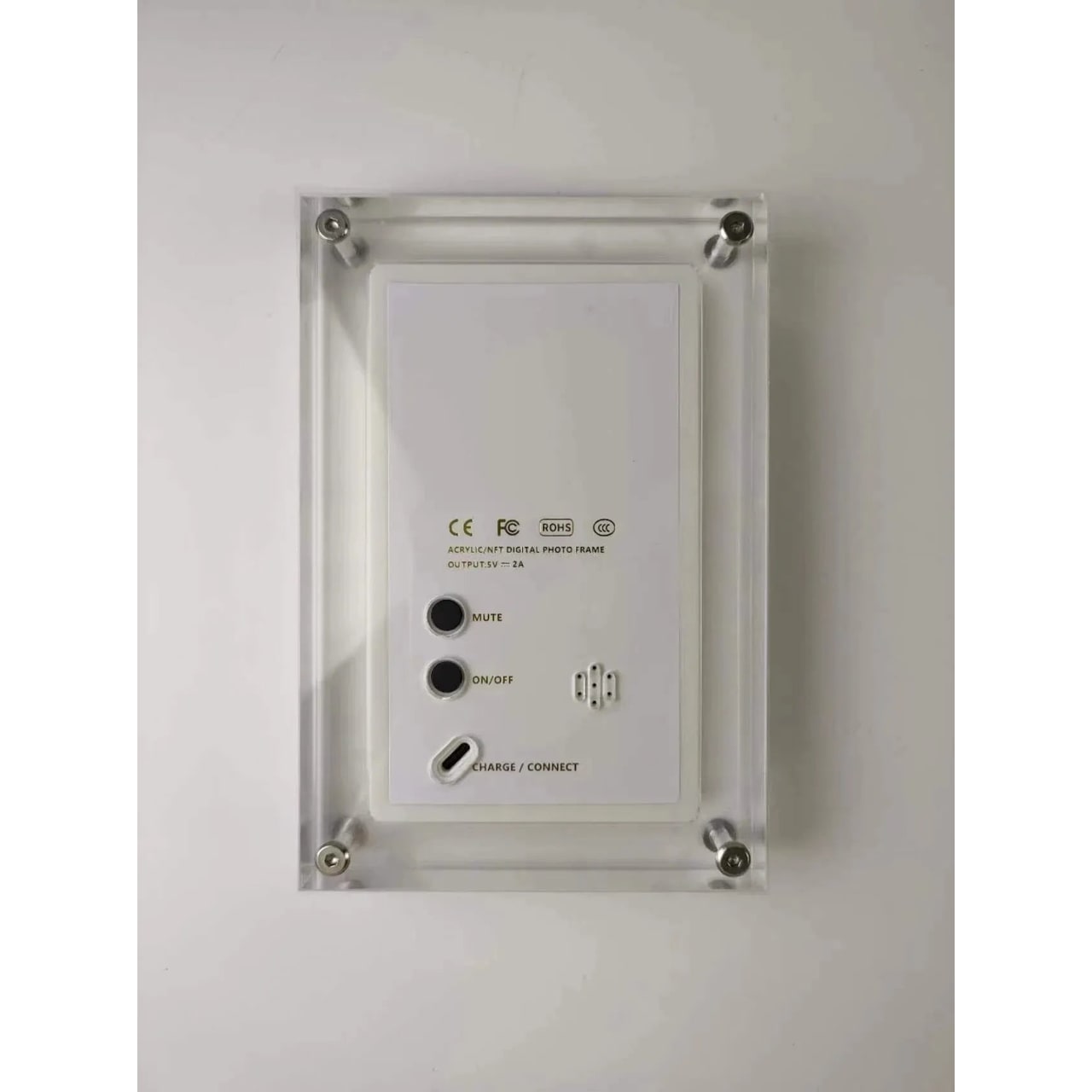 Smart Digital Photo Frame with Clear Acrylic Housing and Battery Backup Electronic - Image 6