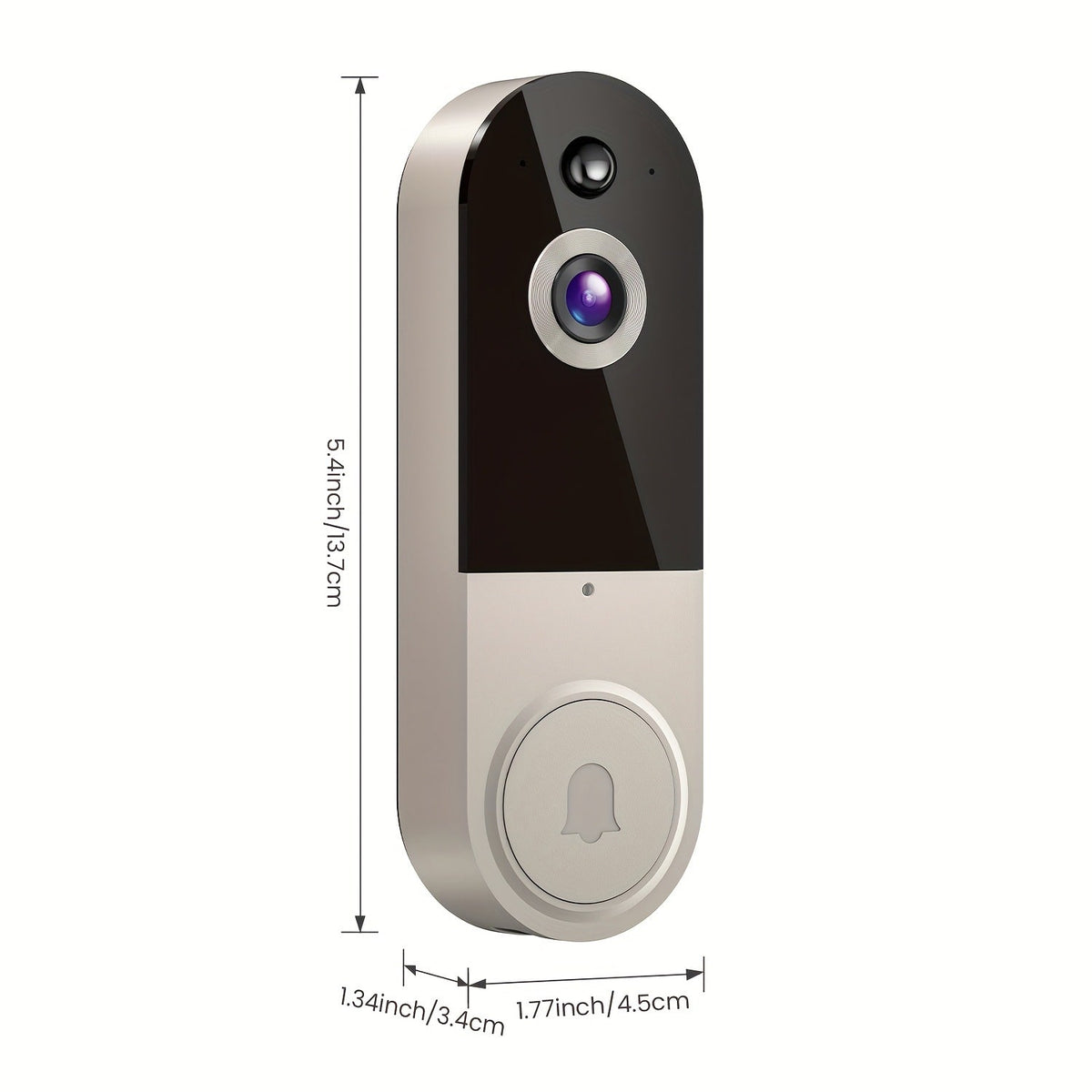 Smart Video Doorbell Camera with 1080p Resolution and WIFI Connectivity - Image 1