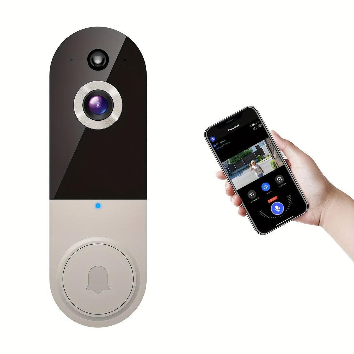 Smart Video Doorbell Camera with 1080p Resolution and WIFI Connectivity - Image 4