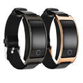 Smart Watch Fitness Tracker Heart Rate Monitor Leather Band Waterproof Touch Screen - Image 1