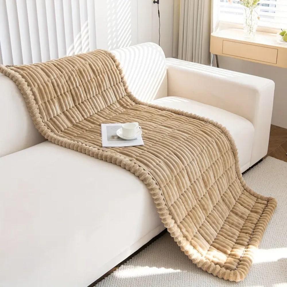 Sofa Couch and Seat Cushion Cover with Plush Quilted Padding and Non-Slip Backing - Image 10
