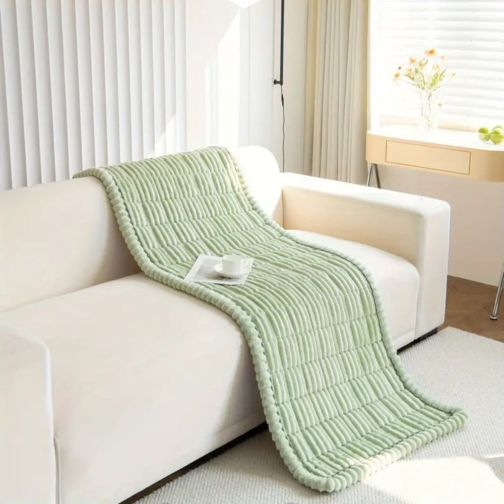 Sofa Couch and Seat Cushion Cover with Plush Quilted Padding and Non-Slip Backing - Image 11