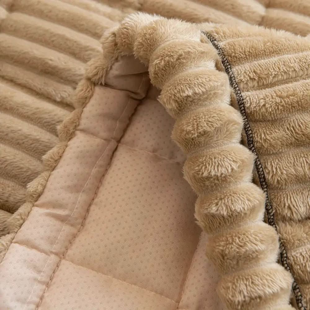 Sofa Couch Seat Cover with Quilted Plush Non-Slip Pad and Rubberized Grip Backing - Image 5