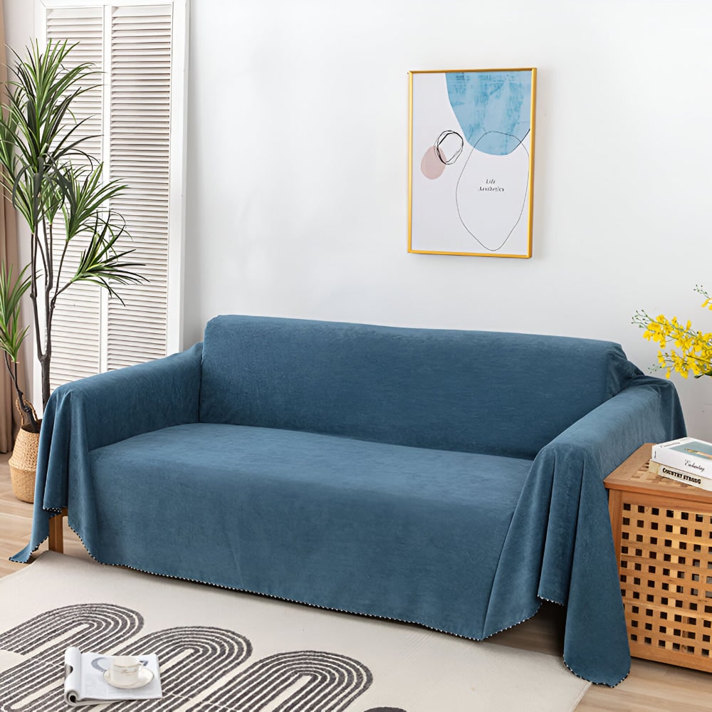 Sofa Throw Blanket Couch Cover Waterproof Textured Non Slip Pet Friendly Furniture - Image 1