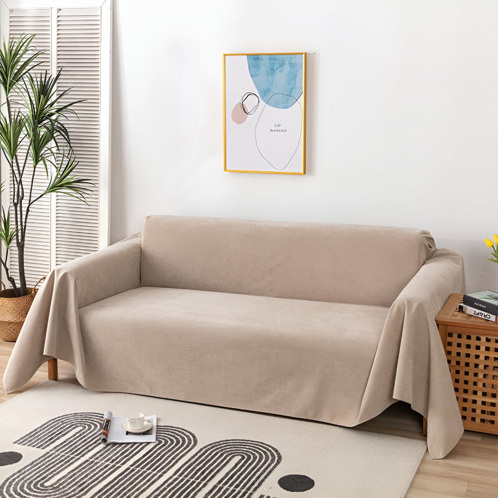 Sofa Throw Blanket Couch Cover Waterproof Textured Non Slip Pet Friendly Furniture - Image 10