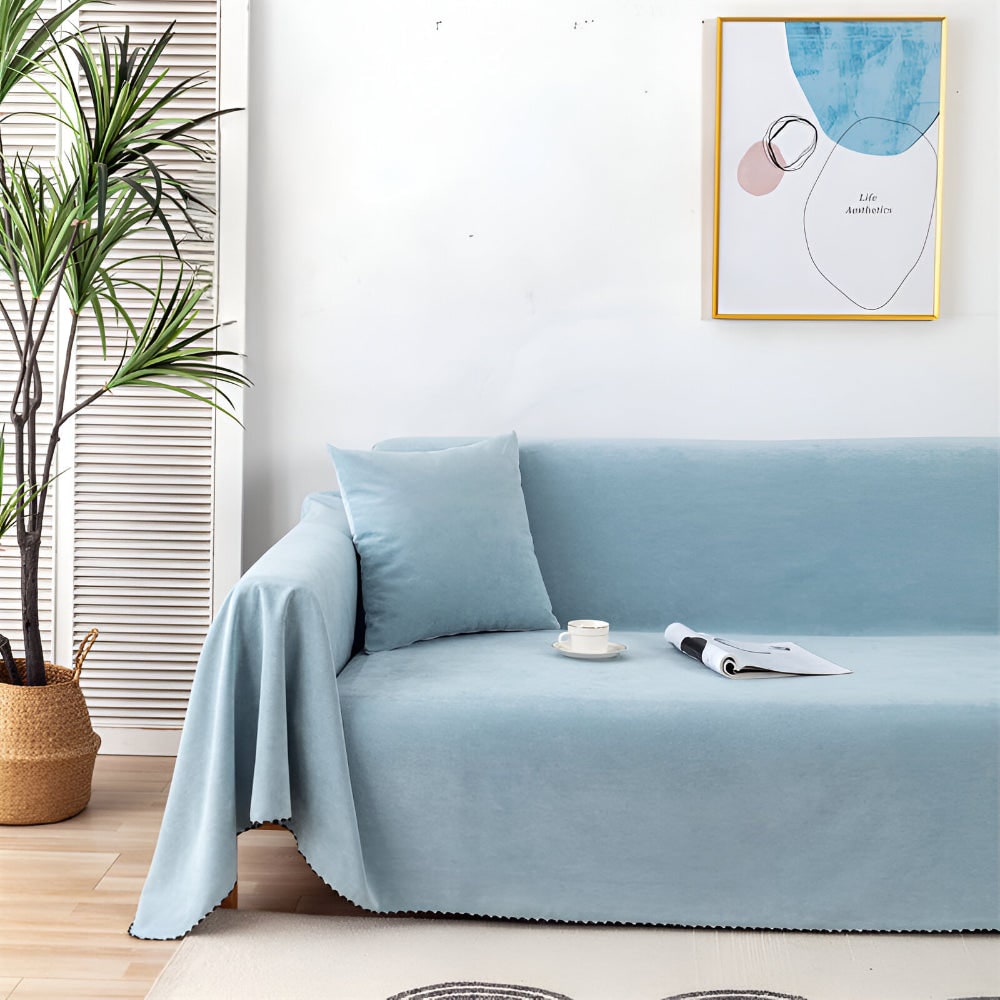 Sofa Throw Blanket Couch Cover Waterproof Textured Non Slip Pet Friendly Furniture - Image 11