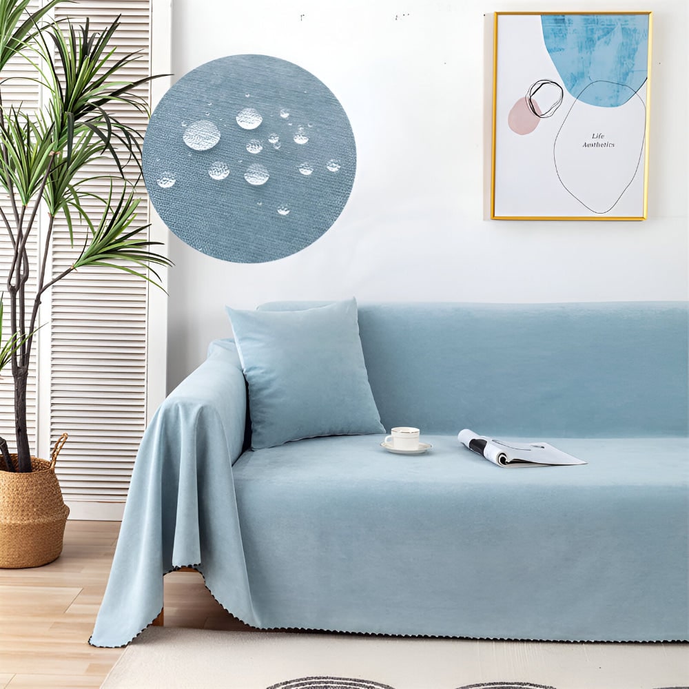 Sofa Throw Blanket Couch Cover Waterproof Textured Non Slip Pet Friendly Furniture - Image 12