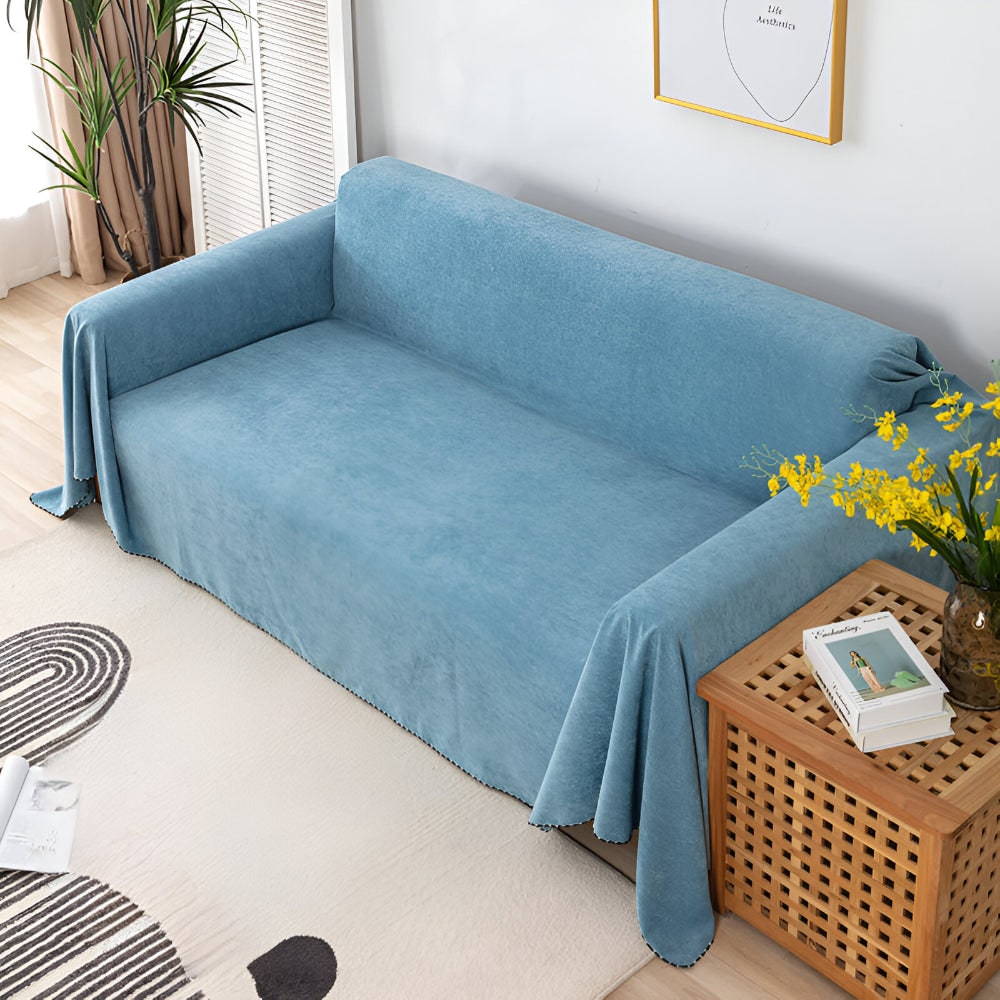 Sofa Throw Blanket Couch Cover Waterproof Textured Non Slip Pet Friendly Furniture - Image 3