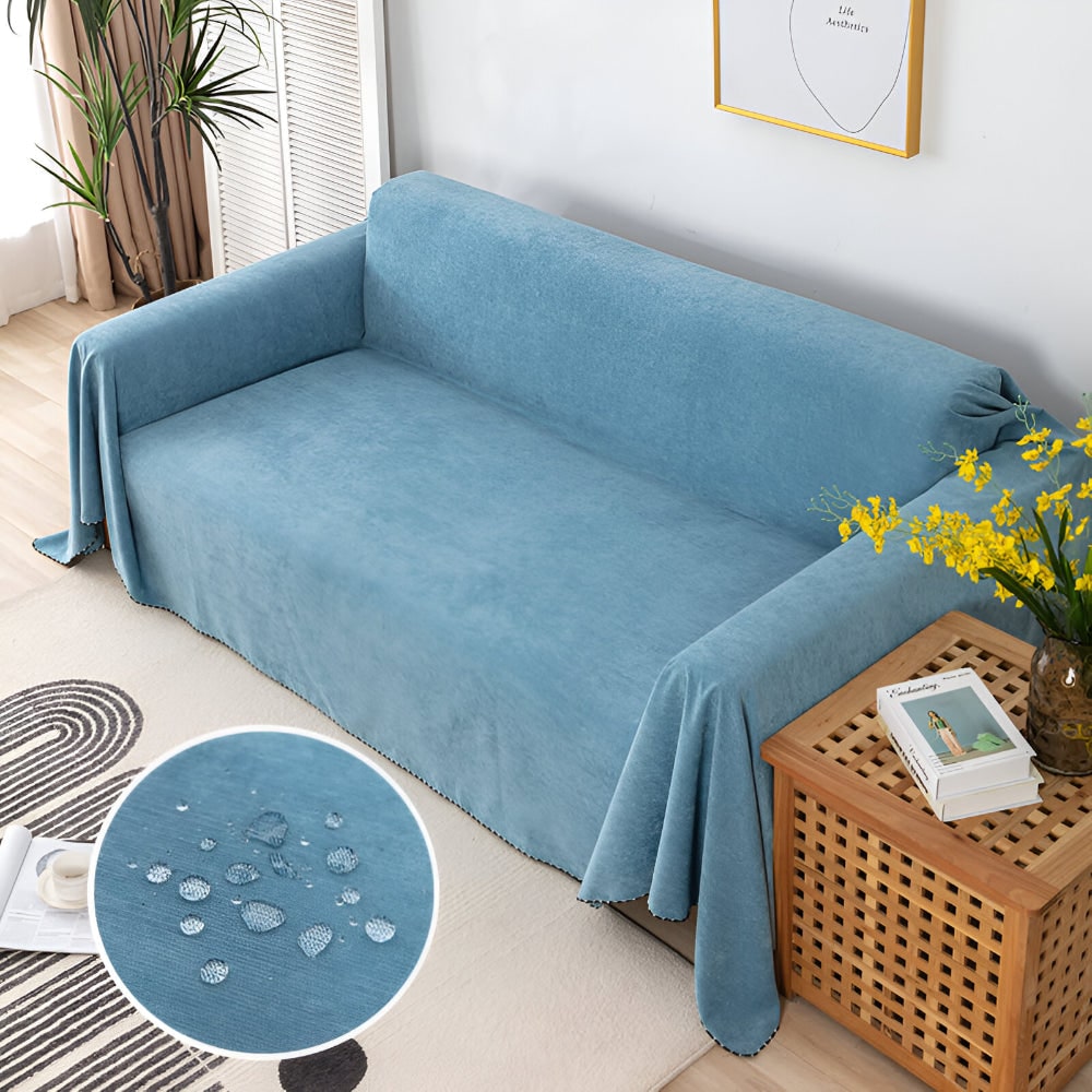 Sofa Throw Blanket Couch Cover Waterproof Textured Non Slip Pet Friendly Furniture - Image 4