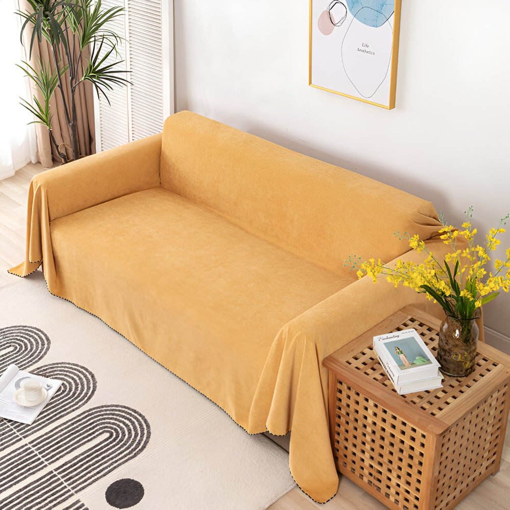 Sofa Throw Blanket Couch Cover Waterproof Textured Non Slip Pet Friendly Furniture - Image 5