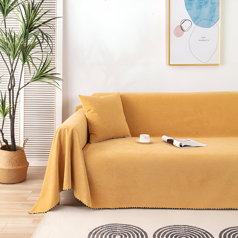 Sofa Throw Blanket Couch Cover Waterproof Textured Non Slip Pet Friendly Furniture - Image 6