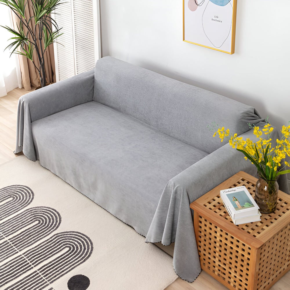 Sofa Throw Blanket Couch Cover Waterproof Textured Non Slip Pet Friendly Furniture - Image 7