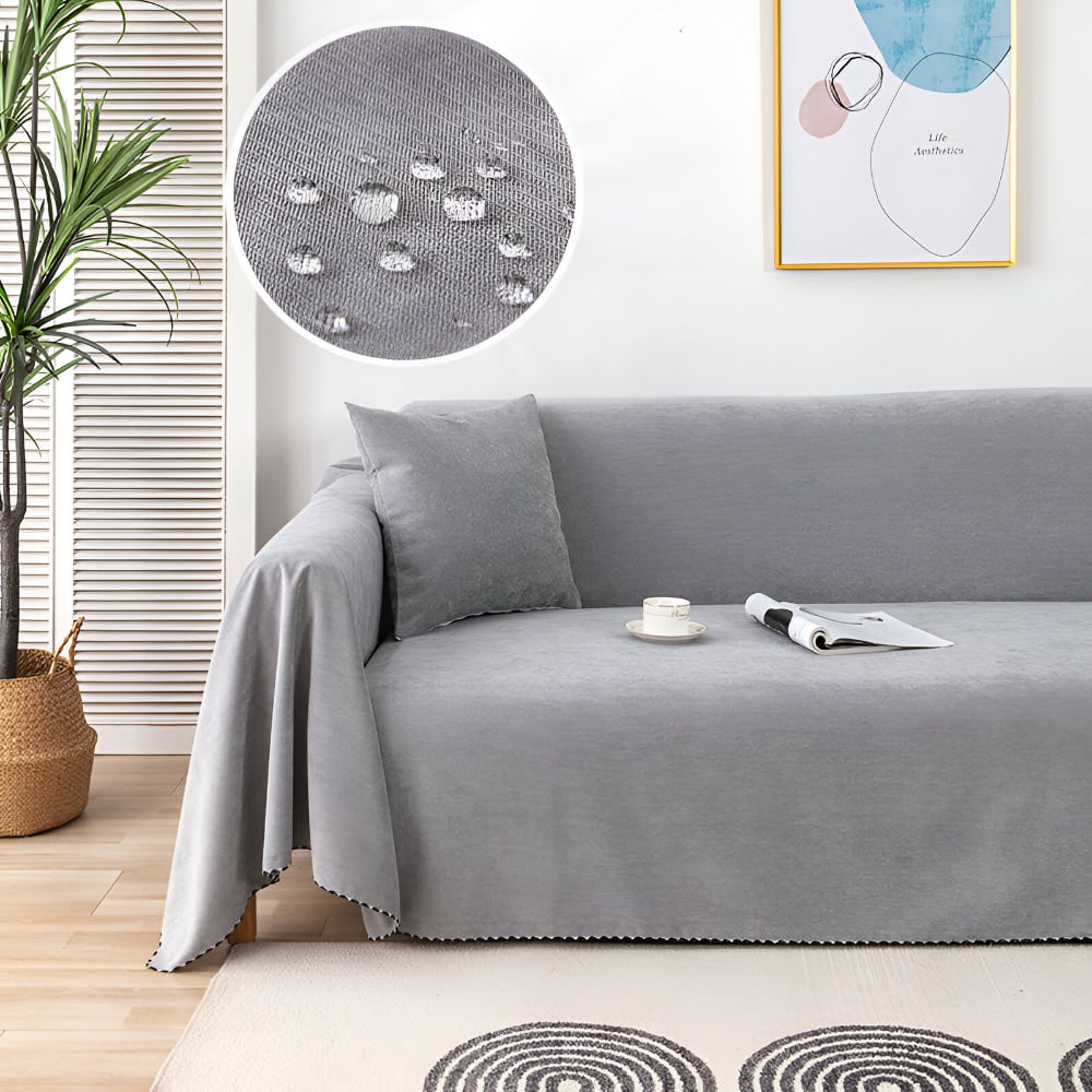Sofa Throw Blanket Couch Cover Waterproof Textured Non Slip Pet Friendly Furniture - Image 8