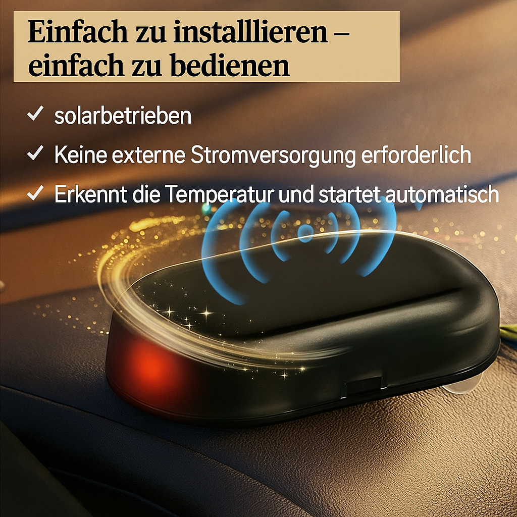 Solar Electromagnetic Car Deicer Dashboard Suction Cups LED Winter - Image 4
