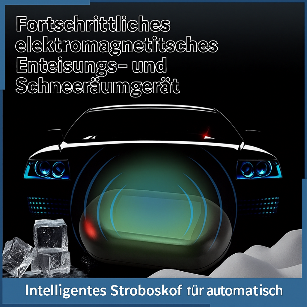 Solar Electromagnetic Car Deicer Dashboard Suction Cups LED Winter - Image 8