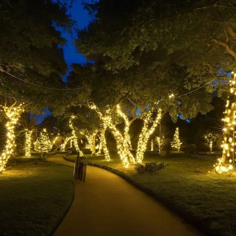 Solar Fairy Lights Outdoor String with LED Copper Wire and Garden Lighting Powered Yard - Image 11