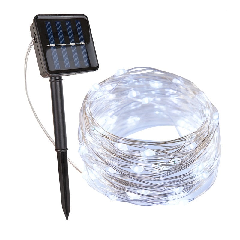 Solar Fairy Lights Outdoor String with LED Copper Wire and Garden Lighting Powered Yard - Image 14