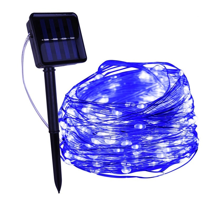 Solar Fairy Lights Outdoor String with LED Copper Wire and Garden Lighting Powered Yard - Image 16