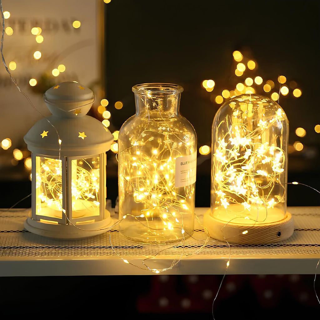 Solar Fairy Lights Outdoor String with LED Copper Wire and Garden Lighting Powered Yard - Image 2